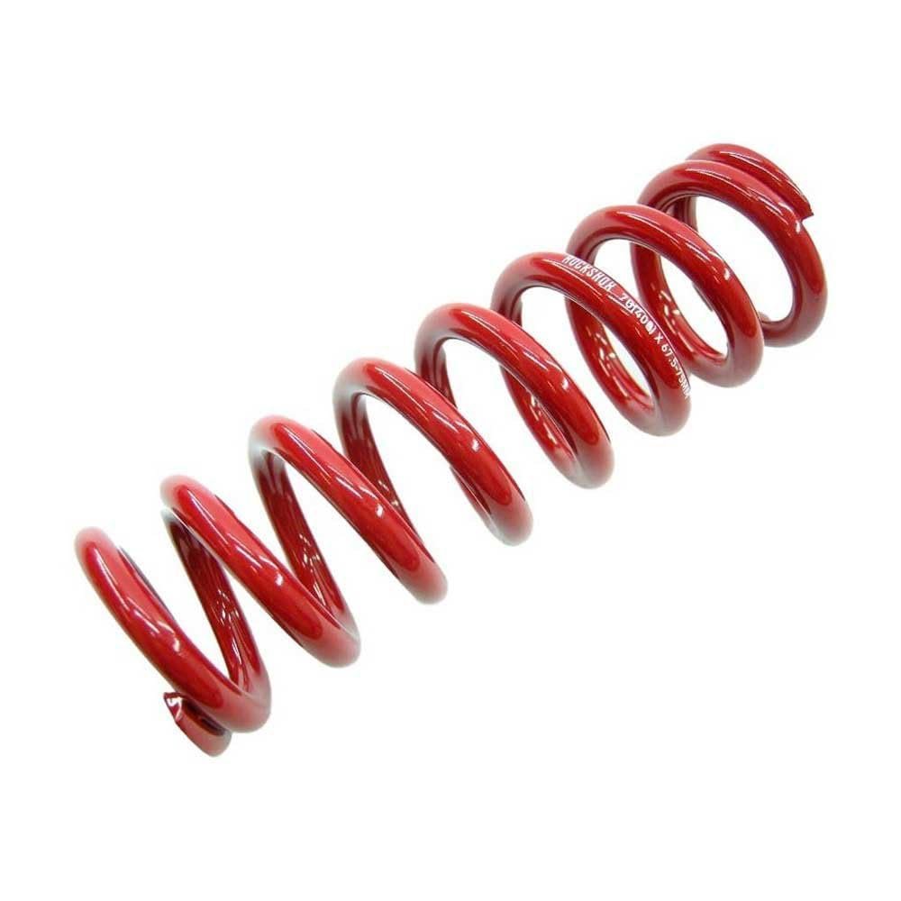 RockShox Electric Red Metric Spring - 114mm Length, 37.5-45mm Travel, 500lb Heavy-Duty Coil Spring for Mountain Bicycles, Performance Suspension Components, Durable Engineering & Lightweight Design
