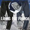 GXAMOY Men's Winter Fleece Pants Sherpa Lined Sweatpants Active Warm Thick Jogger Pants Light Blue(906) M view 2
