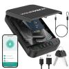 Portable Biometric Gun Locks Box, Upgrade APP Control Car Gun Lock box, Small Pistol Safe Travel Case, Gun Safes for Handgun, Quick Access Gun Box for Single Pistol view 1