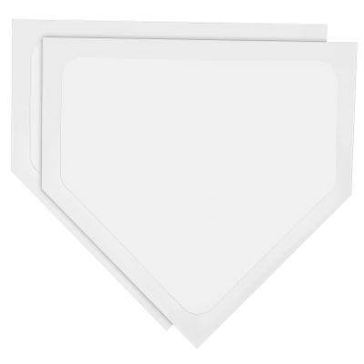 WOONEKY 2pcs Baseball Training Plates for Pitcher Practice Weather Resistant Home Plates with Slip-Resistant Surface Portable Design for Backyard Games and Softball Training