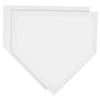 WOONEKY 2pcs Baseball Training Plates for Pitcher Practice Weather Resistant Home Plates with Slip-Resistant Surface Portable Design for Backyard Games and Softball Training view 1