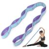 Yoga Straps for Stretching Strap Elastic for Physical Therapy Dance Yoga Pilates Gymnastics Exercise Flexible Pilates Stretch Band for Women Men (Blue and Purple) view 1
