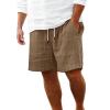 Day Today 2024 Mens 13 Inch Inseam Shorts Mens 8 Inch Shorts Lightweight Pants for Men Apparel Shorts Men Mens Jeans Shorts Relaxed Fit Mens Baggy Loose Cargo Pants Hip view 4