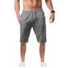 Day Today 2024 Men White Shirts Short Sleeve Overalls Shorts for Men Cargo Pants Women Camo White Tennis Shorts Men Shorts for Men 15 Inch Loose Fit Casual Long Pants for Men view 2