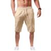 Day Today 2024 Gym Shorts with Zipper Pockets Men Mens Shorts Casual Big and Tall Womens Work Pants Shorts Tall Men Mens Cargo Shorts Below Knee Cargo Joggers Men Mens Jean view 2