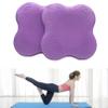 Kenhihi Yoga Knee Guards (Set of 2) - Male and Female Yoga Props and Accessories for Fitness, Travel, Meditation, Kneeling, Balance, Floor, Pilates Pads for Knee and Elbow (Purple) view 1