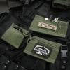 Qavctw 3 Pcs Tactical Admin Pouch Bag with Hook and Loop Tool Storage Bag Snack Pouch Candy Bag Hanging Pouches Backpack Accessory Pouch view 2
