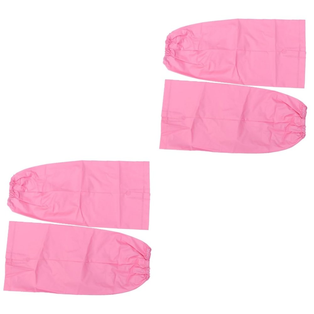 Gatuida 2pairs Pink Leg Protectors for Boy Girl Elastic Band Leg Covers Rainproof Pants for Outdoor Activities Lightweight Comfortable Fit for Hiking Labs More