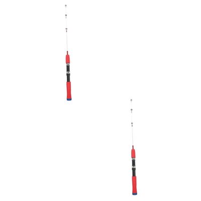 balacoo 2pcs Portable Adjustable Fishing Rod Lightweight Transparent Pole for Outdoor Activities Design Exceptional Sensitivity and Power for Shrimp