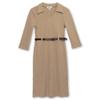Speechless Girl's 3/4 Sleeve Chunky Sweater Knit Midi Dress, Khaki, 8 view 1