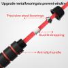 23 FT Long Jump Rope for Kids Adults,Double Dutch Jump Rope,Adjustable Skipping Ropes with High-strength Nylon Braided Rope Core,360Rotation Not Entangled,Long Enough for 4-6 Jumpers.Red view 3