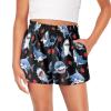 Pointodoor Shark Shorts for Girls 9-10Y Summer Athletic Shorts Kids Cute Dance Shorts Casual High Waist Bike Shorts with Pockets view 1