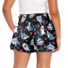 Pointodoor Shark Shorts for Girls 9-10Y Summer Athletic Shorts Kids Cute Dance Shorts Casual High Waist Bike Shorts with Pockets view 2