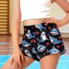 Pointodoor Shark Shorts for Girls 9-10Y Summer Athletic Shorts Kids Cute Dance Shorts Casual High Waist Bike Shorts with Pockets view 3