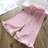 Toddler Girls Solid Ruffle Casual Long Pants for Spring and Autumn Kid Baby Girls Looses Trousers (Pink, 6-7 Years) view 3