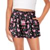 Pointodoor Axolotl Athletic Shorts for Girls 5-6T Summer Shorts Girl Cute Dance Yoga Shorts Strawberry Lightweight Running Shorts with Pockets view 1