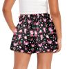 Pointodoor Axolotl Athletic Shorts for Girls 5-6T Summer Shorts Girl Cute Dance Yoga Shorts Strawberry Lightweight Running Shorts with Pockets view 2
