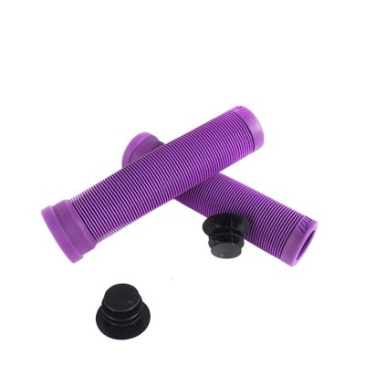 FCOZCTTD Compatible with Handlebar Grips Soft Silicone Shockproof Handle Bar Grip Wear-resistant BMX Balance Bicycle Grip Bike Parts(Purple-1 Pair), 781259