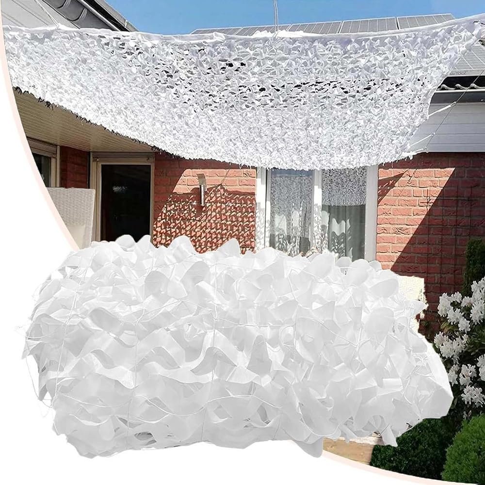 JKSTDPV 2x2m 2x3.0m 1.5x2m Camouflage Net 2x8m 3x4m 2x12m Camo Netting 4x8m 5x5m 6x6m Sunscreen Nets 4x5m 7x7m 8x10m 10x10m 10x20m Large Camouflage Netting Customizable Different Size(8x9/26x30ft)