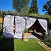 JKSTDPV Army Camouflage Net Lightweight Sun Shade Net 5x10m 6x7m 8x8m 9x12m 10x10m 1.5x2m 2x2m Military Camouflage Netting Camping Hunting Blind Net - White(6x12/20x39ft) view 2