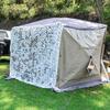 JKSTDPV Army Camouflage Net Lightweight Sun Shade Net 5x10m 6x7m 8x8m 9x12m 10x10m 1.5x2m 2x2m Military Camouflage Netting Camping Hunting Blind Net - White(6x12/20x39ft) view 4
