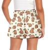 Pointodoor Capybara Athletic Shorts for Girls 15-16Y Cute Soccer Basketball Shorts Lightweight Soft Running Shorts with Pocket High Waist Dance Yoga Gym Shorts view 2