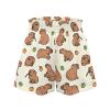 Pointodoor Capybara Athletic Shorts for Girls 15-16Y Cute Soccer Basketball Shorts Lightweight Soft Running Shorts with Pocket High Waist Dance Yoga Gym Shorts view 4
