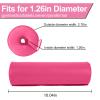Tepemccu Gymnastics Bar Pad - Protective Sleeve for 1.26" Diameter Gymnastics Bar, Ballet Bar, Uneven Bar, Parallel Bar (Pink) view 2