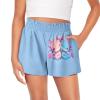 Tongluoye Axolotl Cute Girls Shorts Size 1t 2t High Waisted Shorts for Little Girls Casual Comfy Sport Shorts with Pockets Kids Clothes Breathable Pull On Short Pants Running Dance Activewear view 1