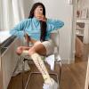 4 Pairs Compression Socks for Women Circulation-Best Support for Everyday Casual Lifestyle Wear,unique fashion floral Modern Stylish Look with Comfort Fit,Practical Gift for Use S-M view 4