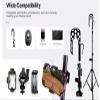 YAOSHER Tennis Fence Mount Phone Camera Holder Accessories to Record Stream and Relive Your Matches for Pickleball Football Baseball Softball Tennis Recording view 4