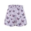 Tongluoye Butterfly Flower Shorts for Girls Size 10 12 Summer Shorts Causal Wide Leg Short Pants with Pocket High Waisted Flowy Sweat Shorts Athletic Sports Active Wear Kids Clothes Purple view 4