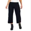 Charter CIub Petite Printed Jacquard Cropped Wide Leg Pants Classic Black 8P view 1