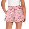 Pointodoor Donut Athletic Shorts for Girls 3-16 Cute Running Shorts Toddler Girls with Pockets Workout Ice Cream Lightweight High Waist Active Short view 2