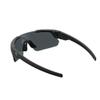 Magpul Defiant Tactical Glasses Sport Sunglasses for Men, Black Frame, Polarized Gray Lens with Red Mirror view 4