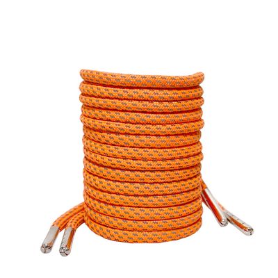VASGO Round Shoe Laces Reflective For Sneakers (Orange, 31inches/80cm)