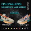 VASGO Round Shoe Laces Reflective For Sneakers (Orange, 31inches/80cm) view 2
