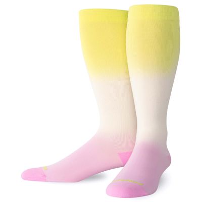 Comrad- Socks- Knee-15-20 mmHg L2- Nylon- Neon/Pink Ombre -XL