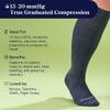 Comrad- Socks- Knee-15-20 mmHg L2- Nylon- Neon/Pink Ombre -XL view 4