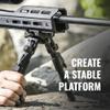 MDT Grnd-POD - Hunting and Shooting Bipod with Cant Adjustment (Black, RSS Dovetail) view 3