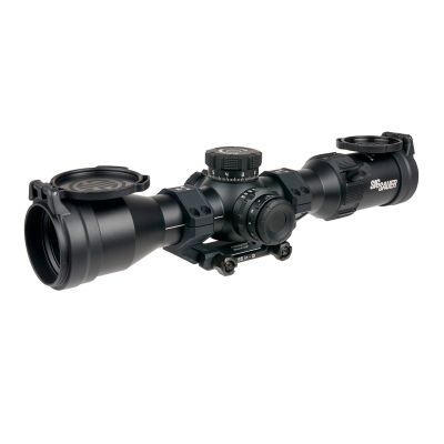 SIG SAUER Tango-MSR 2-12x44mm 34mm Tube F1/First Focal Plane High-Magnification Waterproof Black Hunting Gun Scope - MRAD Milling 2.0 Illuminated Reticle