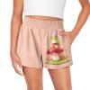 SCRAWLGOD Mushrooms Frog Girls Athletic Shorts Size 7-8 Snail High Waist Butterfly 2 in 1 Sports Shorts for Little Girls Gym Running Shorts Summer Kids Elastic Flowy Skorts Breathable view 1