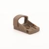 SHIELD SIGHTS SMSc - Shield Mini Sight Compact (4MOA) RMSc Footprint - Crystal Clear Glass Lens - Co-Witness - Open Reflex Sight - FDE Polymer Housing - EDC/CCW - Always On - Automatic Brightness view 4
