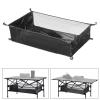 Aymzbd Rectangular Foldable Table with Built-in Handle & Steel Legs, Sturdy, Portable, Ideal for Outdoor Camping, Meals, BBQs, Indoor Events, Adjustable Height, Mesh Storage Bag view 4