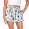 SCRAWLGOD Butterfly Girls Athletic Shorts Size 6-12 Month Kids Flowy Running Shorts with Pockets Quick Dry School Sports Butterfly Shorts for Toddler Girls School Casual High Waisted Skorts Training view 1