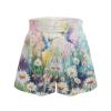 SCRAWLGOD Hummingbird Girls Athletic Shorts Size 7-8 Flower Summer Sports Running Shorts Quick Dry Girls Flowy Shorts with Spandex Liner Youth Elastic Waist Butterfly Skirts for Fitness Cheer view 4