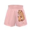 Tongluoye Guinea Pig Girls Shorts Size 3t 4t Summer Shorts for Little Girls Comfy Flowy Shorts with Pockets High Waisted Running Short Pants Casual Wide Leg Sweat Shorts Cute Kids Activewear view 4