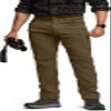 CQR Men's Active Flex Tactical Pants, Water Resistant Lightweight Stretch Cargo Work Hiking Pants, Sierra Walnut, 34W x 30L view 1