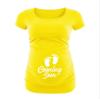 Decrum DISC Cute Maternity Tops for Women - Casual Womens Pregnancy Shirts [40022372-AK] | Lemon Yellow, S view 3