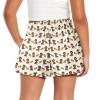 SCRAWLGOD Dachshund Girls Athletic Shorts Size 10-12 Hot Dog Casual Flowy Shorts for Girls Butterfly Shorts Preppy School High Waist Running Shorts Breathable Elastic 2 in 1 Skorts with Liner view 2